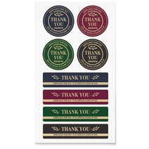 (대량구매) 땡큐 감사스티커 11종(2 250개) /크라프트지 투명지 유포지 은광지 포장라벨, 6.C-07 225장 금박 크라프트 원형, 6.C-07 225장 금박 크라프트 원형