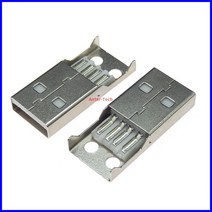 5pcs IMC Rexin 유형 남성 USB 4 핀 플러그 소켓 커넥터 배선 용접 케이블