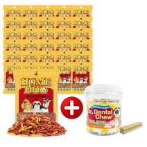 홈도그 애견간식 모이스트버거 양고기버거 100g*30개+닥터 덴탈츄 애견 덴탈껌 250g(맛 랜덤) 증정, 1개
