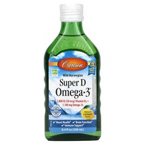 Carlson 슈퍼 D & 오메가3 피쉬오일 노르웨이산 액상 레몬맛 250ml, 10. 오렌지맛 500ml, 1개