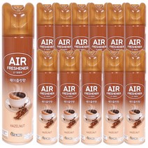 산도깨비 공기청향제 new 헤이즐넛향 방향제, 12개, 300ml