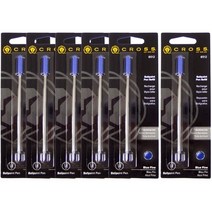 일본직발송 3. 크로스 (CROSS) 크로스 CROSS 볼펜 정렬 선 심 리필 유성 F 작은 0.8MM 블루 8512 6 개 세, One Color, ONE SIZE_One Color