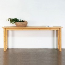 해머슨 원목 콘솔 일자 400x2000 폭이좁은 사이드테이블, 전체아쿠아블루