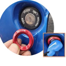 베스파 시동버튼 커버 엔진버튼몰딩 액세서리 스티커튜닝 카킹즈, (03)블루, 1개