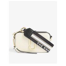 MARC JACOBS 마크 제이콥스 스냅샷 레더 크로스-바디 백 뉴 클라우드 화이트 멀티