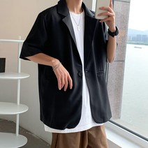 반팔 7부 블레이저 자켓 아우터 마이 여름 하객룩