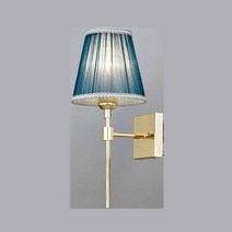 [천삼백케이] [조명사랑] 조명사랑 세피아 1등 벽등 골드 벽조명, 블루