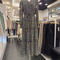 무자크 NC05 브이넥 쉬폰원피스 MN2WOP01