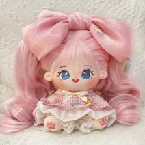 그린 오렌지 튀김 울 코세 인형 코튼 20 cm여자 아이에게 선물을 주는 속성 스팟 드레스업 없음, 그린 오렌지 + 헤어 스타일 + 더블 포니 테일 + 블, 20CM(스켈레톤 포함