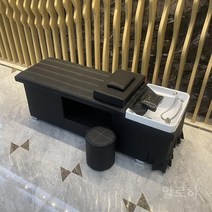 미용실 샴푸 의자 헤어샵 체어 이발소 샴푸대 바버샵 살롱 헤어, 기본그레이+스툴