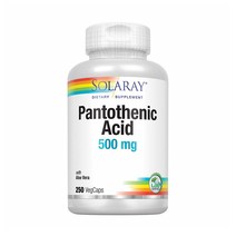솔라레이 판토텐산 500mg 칼슘 45mg 100 250정
