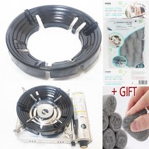 수세미 가스버너 바람막이 부르스타 불막이 올킬 캠핑 가정용 휴대용가스렌지 가림막 방풍용 집들이선물 캠핑선물 낚시 야영 여행필수품 식당 음식점 불판 철판 냄비 후라이팬 주방 취사