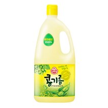오뚜기 식용유 1.8L 2개 콩기름 튀김 대용량, 단품, 단품