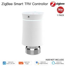 Moes Tuya ZigBee3.0 새로운 라디에이터 액추에이터 밸브 스마트 프로그래밍 가능 온도 조절기 온도 히터 TRV Alexa 음성 제어, 옵션 1, 협력사