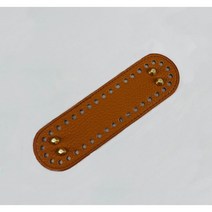 가방밑판 가방부자재 가방바닥 퀼트용품 퀼트가방만들기 코바늘, 타원형18*5cm브라운, 1개