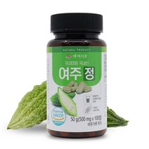 여주정 500mg x 100정 프리미엄 국내산 HACCP 인증제품, 3+1병, 500mgx100정