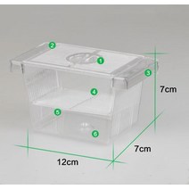 구피분양 수초어항 금붕어키우기수족관 투명 더블 볼 파이팅피시 미니 하우스 인큐베이터 박스 튀김 격리
