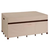 정사각형 파티오 테이블 커버 길이 233.8cm(92인치) x 너비 233.3cm(92인치) 높이 81.3cm(32인치) 방수 600D 다이닝 421440, Rectangle - 109'L x 84'W x 3