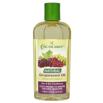 Cococare 내추럴 그레이프씨드 오일 인퓨즈 with 비타민 E, 118ml, 1개