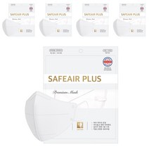 세이프에어플러스 국산 KF94 보건용 마스크 새부리형 2단접이 대형, 새부리형 화이트(KF94) x 50매