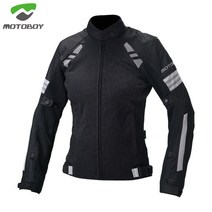 Motoboy 오토바이 여성 고급 자켓 경주 레이싱 전문 여름 메쉬 통기성 상하세트 모음, 2XL, MB-J65블랙(여름)