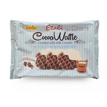 프론티어 이타리 코코아 와플 밀크맛 56g/와플쿠키/초코과자/코코아밀크/간식, 1개, 90g