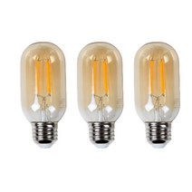 에덴마켓 LED T45 에디슨전구 4W, 3개