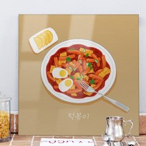꾸밈 cm689-아크릴액자행복분식 액자, 4.행복분식_김밥