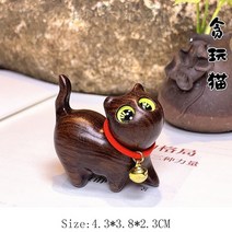 우드카빙 목공 조각도 취미 키트 귀여운 나무 조각 카와이 고양이 동상 샌들 우드 룸 홈 장식 동물 목각 무, 06 E