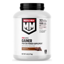 Muscle Milk Pro Series Gainer Protein Powder 머슬 밀크 프로 시리리즈 게이너 프로틴 파우더 2.268kg 초콜릿 맛, 1개, 기본