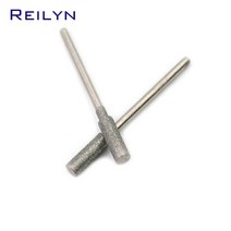 2.35mm 생크 실린더 다이아몬드 그라인딩 버 치아 그라인딩 비트 옥 스톤 연마 포인트 3/4/5/6/8mm 20 개, 01 20 pcs_03 5.0mm, 01 20 pcs_03 5.0mm