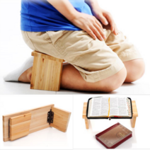 원목 접이식 기도의자 기도용 큰의자 휴대용 간이의자 단체 인쇄문의