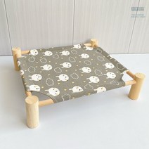 편한 애견 강아지 침대 선물 고양이 소파 캣 쿨 발톱 투명 타워 용품 도그 창문 워커 해먹, 18kg 이하 강아지 권장, 회색토끼