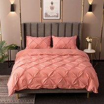 이스턴킹 칼킹 라지킹 빅사이즈침구 럭셔리 침구 세트 화이트 유로 듀벳 커버 Pillowcase 트윈 퀸 더블