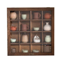 우드쇼케이스 원목 디저트 베이커리 진열장 인테리어, 12칸