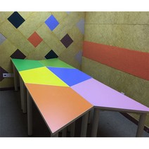 DIPYLON 중학교 고등학교책상 미술학원 마름모테이블, F