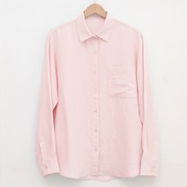 티데일리 아인스 린넨 루즈핏 셔츠 여성용 무지 심플 남방