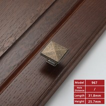 아기옷서랍장 WV 골동품 가구 손잡이 빈티지 서랍 캐비닛 문 당김 찬장 부엌 384, 14 967 Single Hole