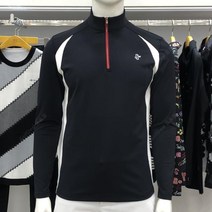 루이까스텔 남성/사이바극배색반집업티셔츠3MCTS902B