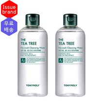 토니모리 노워시 티트리 클렌징 워터, 2개, 500ml