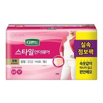 유한킴벌리 디펜드 여성용 스타일 언더웨어 파워 중형, 2개, 18매