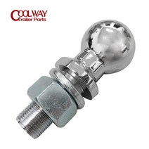 캠핑카제작부품 악세사리 m22 크롬 히치 마운트 견인 볼 50mm 생크 직경 용량 5000lbs 커플 링 트레일러 부품 rv 캠퍼 캐러밴 액세서리, 없음, 1개