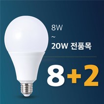 삼영전기 LED 볼 전구 E26, 주광색(하얀빛), [1등급]12W-숏타입, 5개
