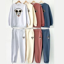 정품 디즈니 헤이미키 봄신상 조거팬츠세트 데일리 루즈핏 캐릭터 편안한 츄리닝