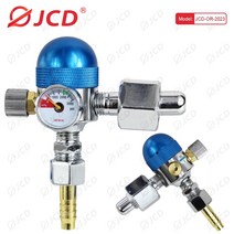 가스 용접 JCD G5/8 "0-25Mpa 산소 O2 Mig Tig 유량계 가스 조절기 용접 게이지 OxygenRegulator 압력, 06 백색
