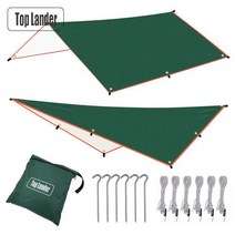전동어닝 관광 천막 밧줄 방수 캐노피 양산 가, Green+3x5m