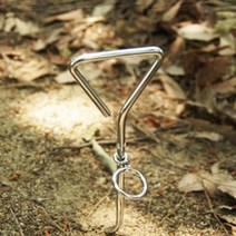 1Set 텐트팩 단조팩 쇠말뚝 캠핑 돼지 꼬리팩, 상품선택, 41cm