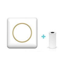 스마트폰사진인화기 휴대폰 사진출력 C20 HD 핸즈프리 열전사 미니 휴대용 프린터 다기능 스티커 라벨링, 01 C20 with 1Roll