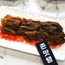 전라도 남도 광주 갓김치 청갓 볶음 보쌈용 아이스팩 택배 1kg
