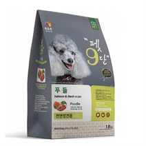 목우촌 전연령용 오리 펫9단 푸들 전용사료, 23개, 1.8kg